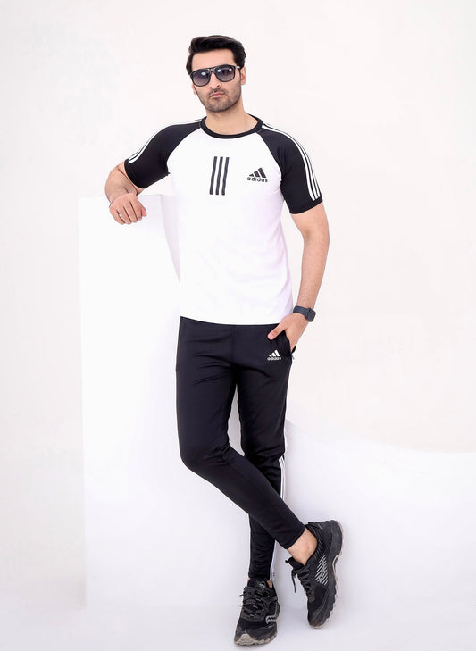 Signature Black & White Tracksuit