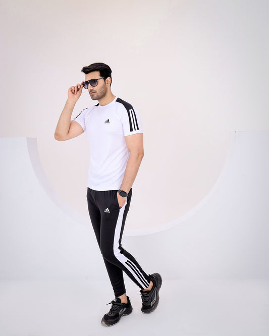 Signature Black & White Tracksuit