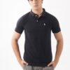Solid Black Polo