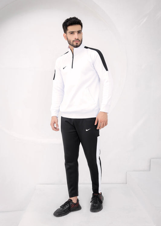 White Stripe-Winter Tracksuit